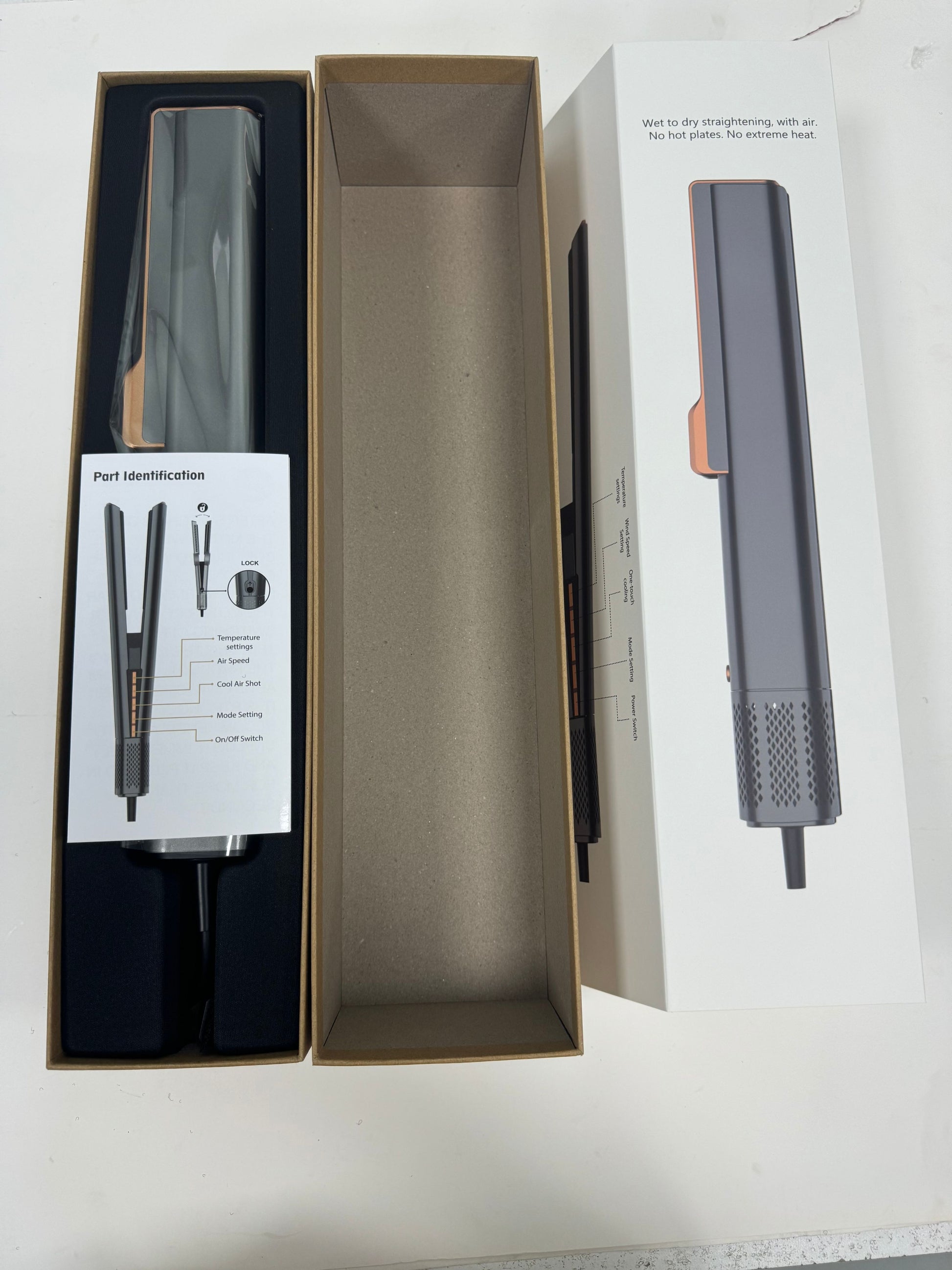 Преса и сешоар с горещ въздух  Airflow pro 2in1